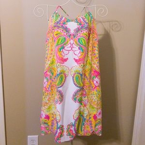 Lilly Pulitzer Dusk slip dress in Hotty Pink
